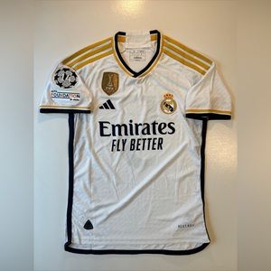 Size S - Men’s Real Madrid Champions League Bellingham Player Version Jersey